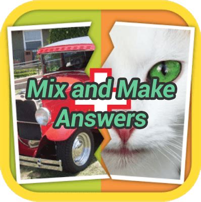 2 Pics 1 Word Mix and Make Answers • October 2020 • Game.